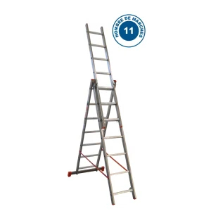 Échelle transformable ORANGE 3x11 marches